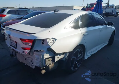 2022 Honda Accord Hybrid Sport from USA, damaged, VIN 1HGCV3F27NA014182